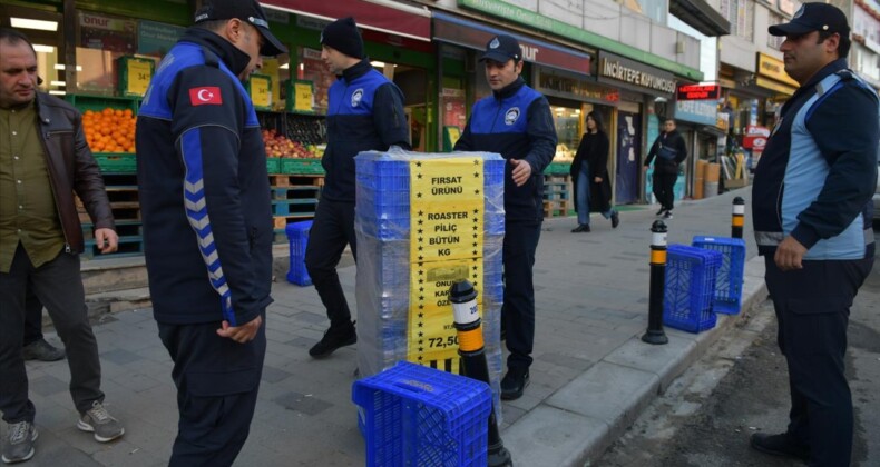 Esenyurt Zabıtasından Kaldırım İşgallerine Karşı Sıkı Denetim
