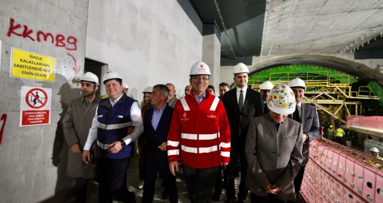 İmamoğlu, Ümraniye-Ataşehir-Göztepe Metro Hattı’nda İncelemelerde Bulundu