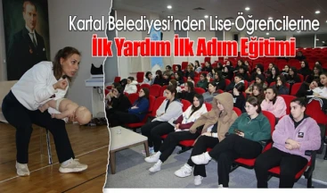 Kartal’da Lise Öğrencilerine İlk Yardım Eğitimi