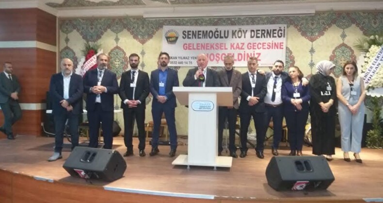 Senemoğlu Köyü Derneği Kaz Gecesi Yaptı