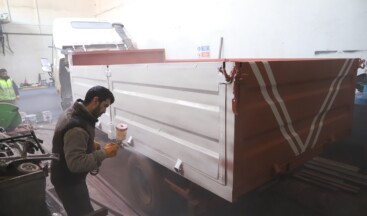 Ardahan Belediyesi Kamyon Kasası Üretimine Başladı