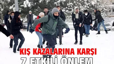 Kış Kazalarına Karşı 7 Etkili Önlem!
