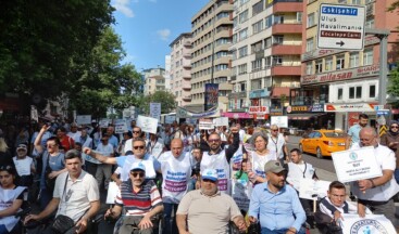 Ankara’da “Eşit ve Onurlu Yaşam” Yürüyüşü