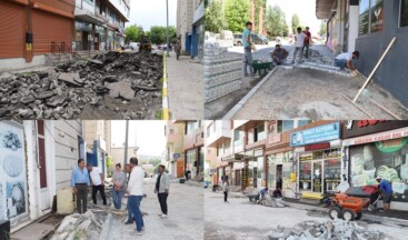 Ardahan Belediyesi Yol ve Kaldırımları Yeniliyor