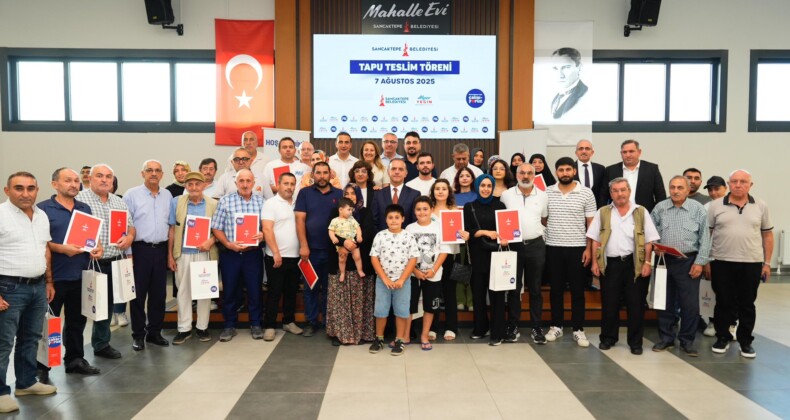 Sancaktepe’de Tapuları Teslim Edildi, 16 Yeni Araç Hizmete Girdi