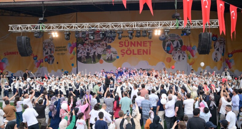 Esenyurt’ta 1.020 Çocuk İçin Coşkulu Bir Sünnet Şöleni