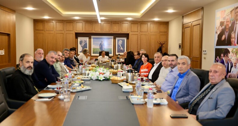 Başkan Çerkez, KAI Vakfı ve Gürcistan Heyetini Ağırladı