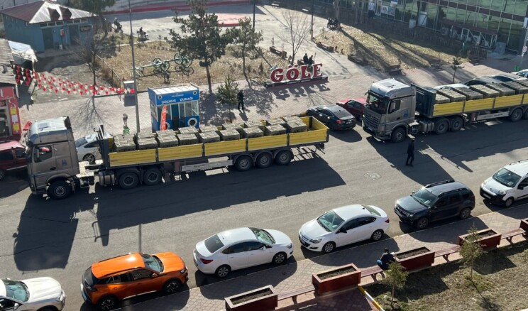 Erzurum’dan Göle’ye Parke ve Bordür Taşı
