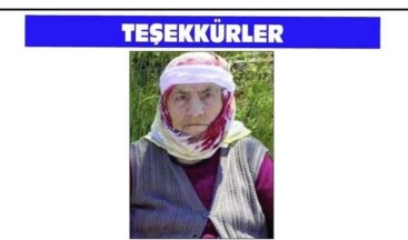 Yılmaz Ailesi Teşekkür Mesajı
