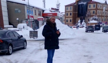 Göle Belediye Ekipleri Kar Mesaisi Sürüyor