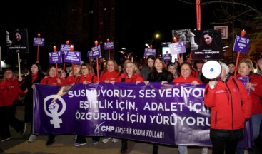 Ataşehir’de 8 Mart Kadınlar Günü Yürüyüşü