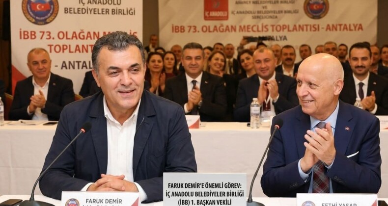 Başkan Demir, İç Anadolu Belediyeler Birliği Başkan Vekili Seçildi