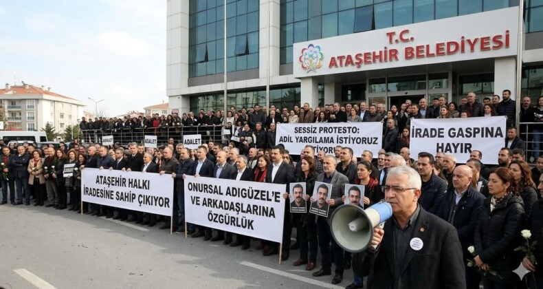 Ataşehir Belediyesi Önünde Adalet Nöbeti Başladı