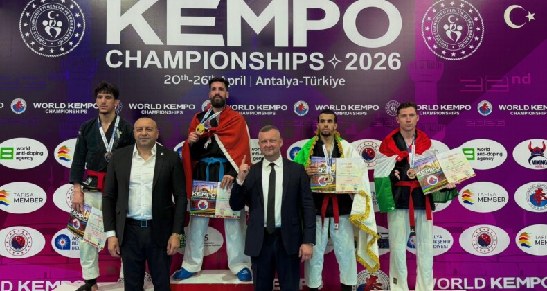 22. Dünya Kempo Şampiyonası Antalya’da Tamamlandı