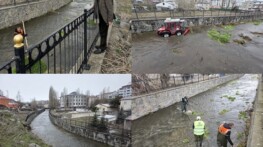 Ardahan Belediye Ekipleri Alabalık Deresi Çalışması