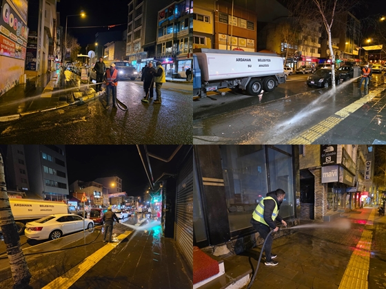 Cadde ve Sokaklarda Bahar Temizliği