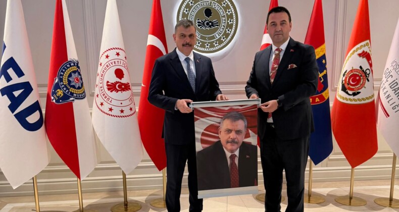 TÜMKON’dan İçişleri Bakanı Çiftçi’ye Ziyaret