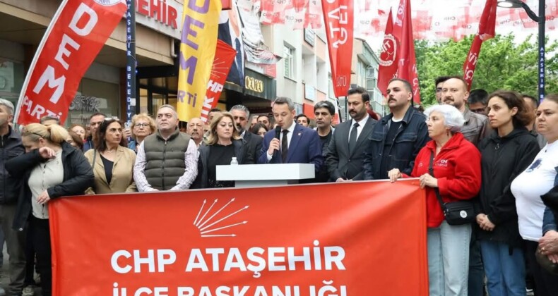 CHP Ataşehir ilçe Başkanlığından Destek Açıklaması