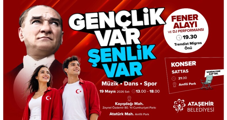 Ataşehir’de 19 Mayıs Etkinlikler İle Kutlanacak