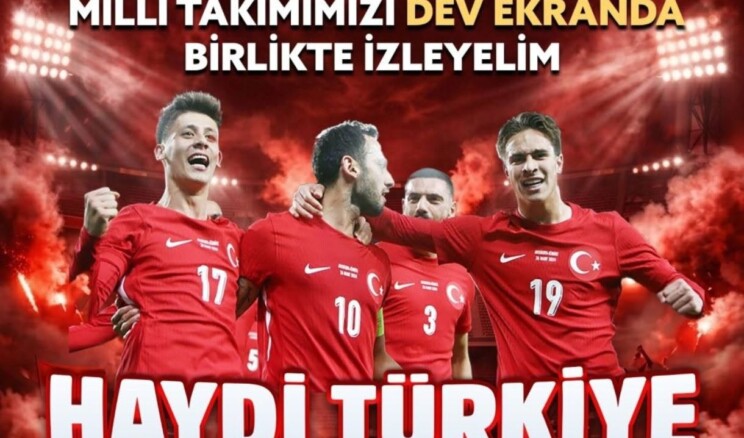 İBB, Milli Takım Heyecanını Meydanlara Taşıyor