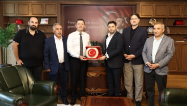 Bağımsız Medya ve Gazeteciler Birliği’nden Başkan Çerkez’e Ziyaret