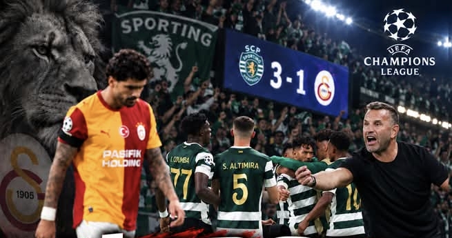 Sporting Lizbon 3-1 Galatasaray