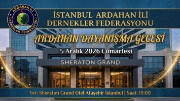 ARDAFED, Dayanışma Gecesi Yapacak