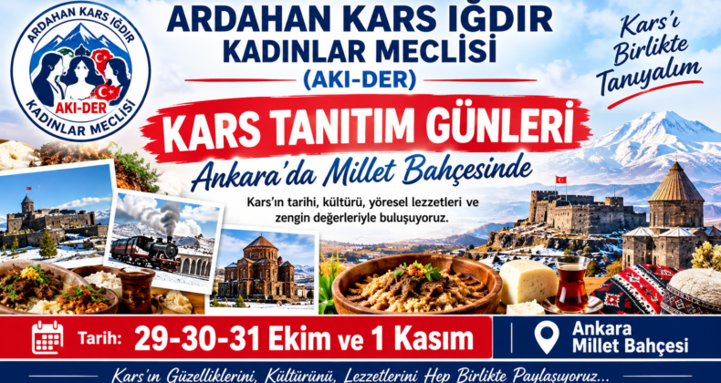 AKI-DER’den Ankara’da Kars Tanıtım Günleri