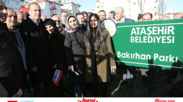 Ataşehir İnönü Mahallesi’nde Ekrem Bakırhan Parkı Açılışı Yapıldı