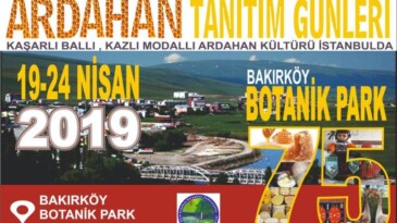 ARDAFED Bakırköy’de 3. Ardahan Tanıtım Günleri Yapacak