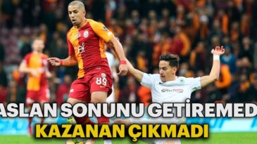 Galatasaray fırsat tepti