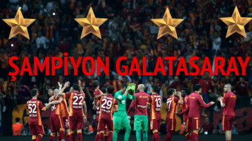 Süper Lig şampiyonu Galatasaray oldu