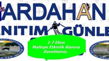 ARDAFED Maltepe’de ”2. Ardahan Tanıtım Günleri” Yapacak