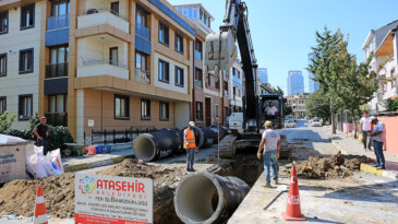 Ataşehir Belediyesi’nden Yağmursuyu Çalışması