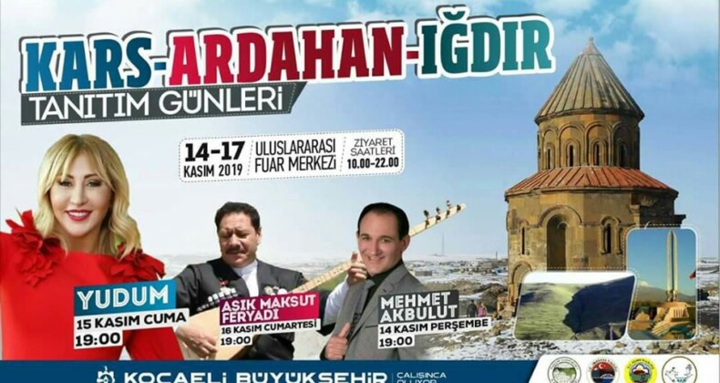 Kocaeli’nde Kars Ardahan Iğdır Tanıtım Günleri