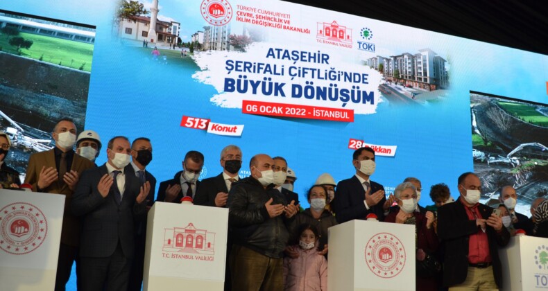 Ataşehir İmar İskan Blokları Temel Atma Töreni Yapıldı