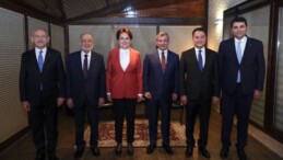 6 muhalefet parti lideri bir araya geldi