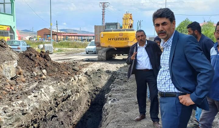 Orhan Atalay, Köprülü Beldesi Kanalizasyon Çalışmalarını İnceledi