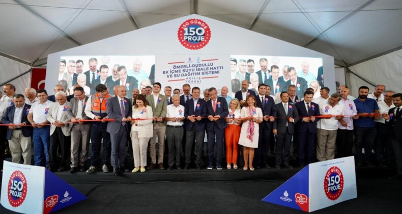4,5 milyon İstanbulluya hizmet edecek proje tamamlandı