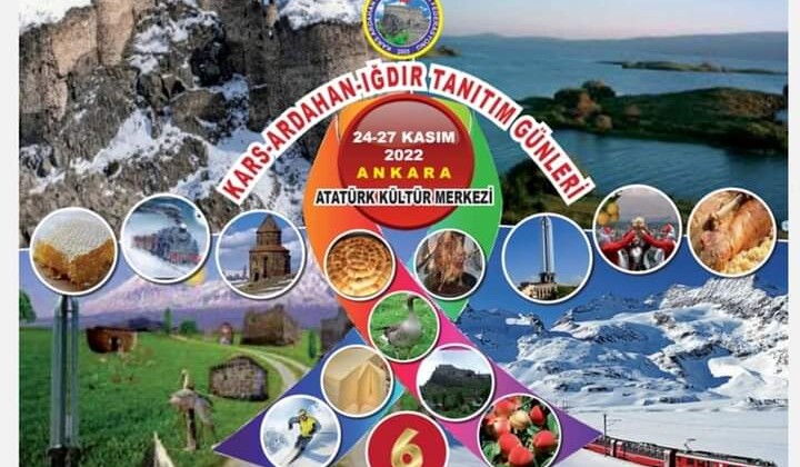 Ankara’da Kars Ardahan Iğdır Tanıtım Günleri Yapılacak