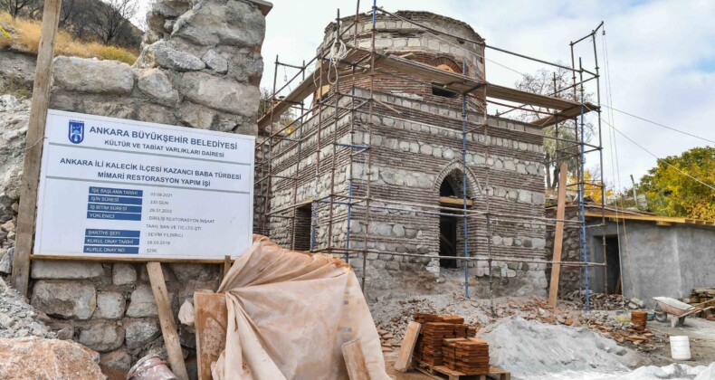 Ankara’da Tarihi Yapı, Çeşme, Türbe ve Camiler Onarılıyor