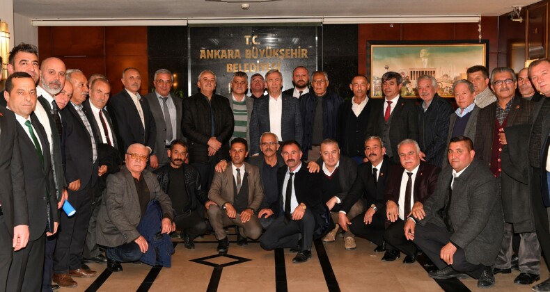 Mansur Yavaş, Başkentli Muhtarları Dinlemeye Devam Ediyor