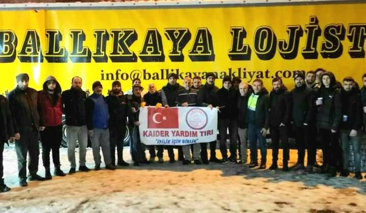Pendik KAIDER Deprem Bölgesine 3 TIR Malzeme Gönderdi