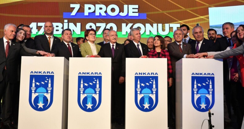 Ankara Büyükşehir Belediyesi 7 Proje 47 Bin 970 Projesi Tanıttıldı