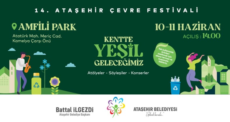 Ataşehir Belediyesi 14. Çevre Festivali Başlıyor