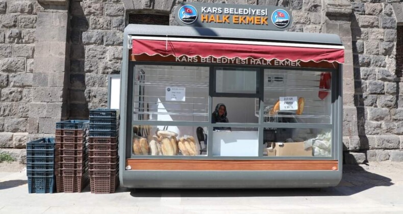 Kars’ta Halk Ekmek Büfeleri Yenilendi