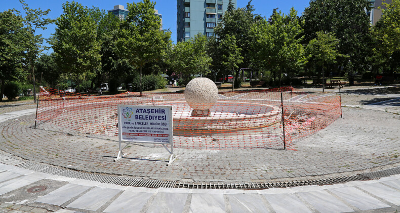 Ataşehir’de yeni park alanları kazandırılıyor ve mevcut parklarda yenileyor