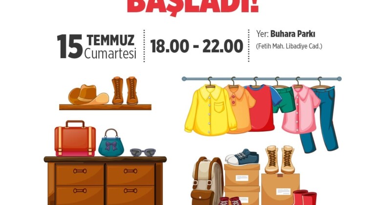 Ataşehir Yeniden Kullanım Pazarı Parklarda Kurulacak