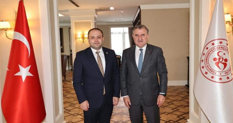 Kaan Kaç, Gençlik ve Spor Bakanını Ziyaret Etti