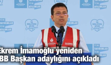 Ekrem İmamoğlu, Yeniden İBB Başkan Adayı Oldu
